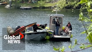 Deadly Ontario boat crash Man faces multiple charges after 3 killed in collision on Bobs Lake [upl. by Iveson]