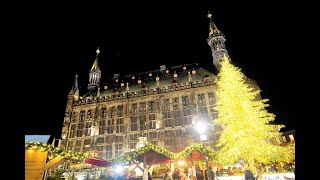 Aachen Germany Christmas Market  Aachener Weihnachtsmarkt [upl. by Aramo]