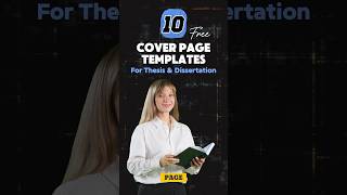 Free Thesis amp Dissertation Cover Pages in MS Word  coverpagedesign thesis [upl. by Ahsemaj]