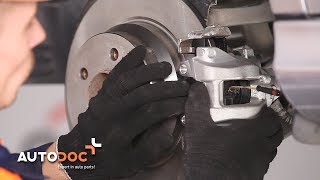 Wie MERCEDESBENZ E W211 Bremssattel hinten wechseln TUTORIAL  AUTODOC [upl. by Harve]