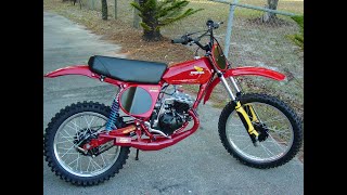 1976 Honda Elsinore CR125 FMF Racer Restoration [upl. by Gall]