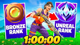 How HIGH Can I RANK UP in 1 HOUR Fortnite OG [upl. by Reamy]