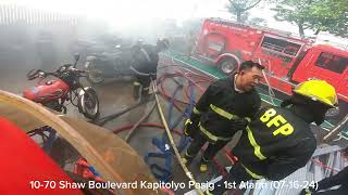 1070  Shaw Boulevard Kapitolyo Pasig 1st Alarm 071624 [upl. by Khan209]