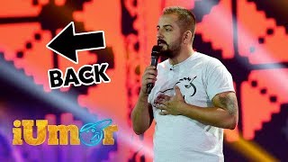 Un fost finalist de la iUmor din nou pe scenă Gabriel Gherghe sa întors să facă show [upl. by Wynny]