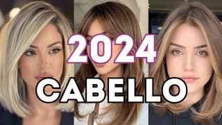 50 CORTES de CABELLO 2024 ✂️ TENDENCIAS CABELLO mujer [upl. by Eiramana725]