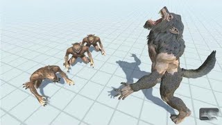 werewolf simulation game animals Android gameplay 2024 [upl. by Herates]