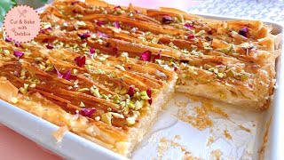 Delicious Dessert With Phyllo Pastry  TikTok Viral Recipe [upl. by Caitlin]