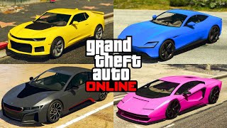 TOP 5 FASTEST CARS IN GTA ONLINE UPDATED AUGUST 2024 [upl. by Neumann]