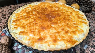 Suave cremosa y muy sabrosa ¡¡¡ Quiche de pollo y puerro con chalota  lujuria máxima 🤤🔥 [upl. by Naanac]