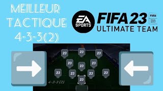 TACTIQUE PERSO FIFA 23 en 433 2 [upl. by Bocock]