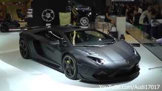 Mansory Carbonado Apertos Lamborghini Aventador Roadster  IAA 2013 Full HD [upl. by Cirederf]