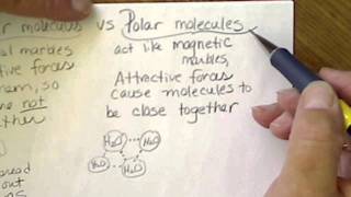 Intermolecular forces of attraction in molecules amp boiling points [upl. by Noseimaj]