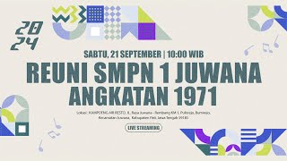 Live Reuni SMPN 1 Juwana Angkatan 1972 [upl. by Radack]