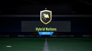 FIFA 22 Hybrid Nations SBC Cheapest Solution  Total Cost 24150 Coins [upl. by Jeth651]