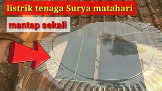 Listrik dari tenaga Surya matahari simpel murah AvutKC [upl. by Lerred]