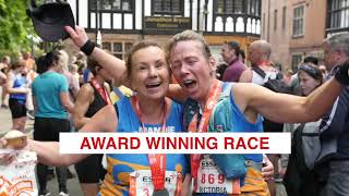 2022 Essar Chester Half Marathon Highlights [upl. by Chelsea]