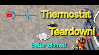 BiMetallic Thermostat Teardown [upl. by Salohci438]