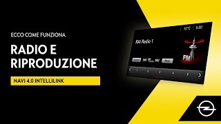 Navi 40 IntelliLink  Radio e Riproduzione  Ecco come funziona [upl. by Ahsiniuq843]