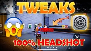 I Provide Secret Tweaks Settings 100 Headshot Rate 😱 [upl. by Nosned]