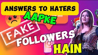 Aapke FAKE Followers Hain  My Answer To Haters  Mamta Sachdeva [upl. by Anse]