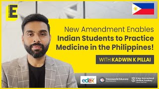 New Amendment Enables Indian Students to Practice Medicine in the Philippines [upl. by Alage]