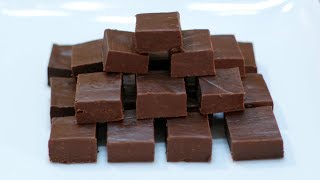 How to Make Fudge  Easy Amazing Homemade Fudge Recipe Only 3 Ingredients [upl. by Phillida]