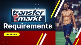 Transfermarkt Requirements To Register A Football Player [upl. by Linnell333]