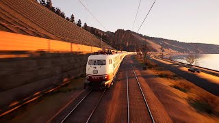 Fantasy Trains TSW4 Koblenz to Bingen Rhein Germany [upl. by Paulita]