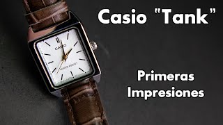 Casio quotTankquot  Unboxing Casio Elegante [upl. by Fitting]