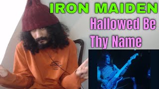 FIRST TIME HEARING Iron Maiden  Hallowed Be Thy Name [upl. by Noirb979]