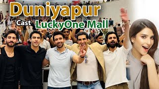 Duniyapur Cast at LuckyOne Mall Karachi l greenentertainment samikhan ramshakhan [upl. by Houlberg]