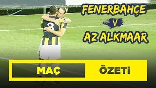 Maç Özeti Fenerbahçe 32 AZ Alkmaar [upl. by Winchell]