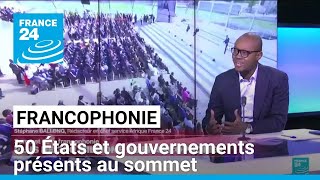 Sommet de la Francophonie  plus de 300 millions de locuteurs francophones • FRANCE 24 [upl. by Agle]