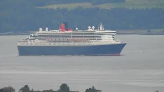 Queen Mary 2 Sailing down the Clyde 20240905 [upl. by Yolanda]