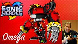 E123 Omega Voice clips  Jon St John Sonic Heroes [upl. by Hayilaa]