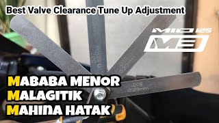 Ano ang Epekto kapag nagbago tayo ng Valve Clearance sa Yamaha Mio i125  Tune Up Settings M3 [upl. by Lolanthe]