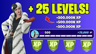 FORTNITE NEW SEASON 4 XP GLITCH MAP FASTEST LEVEL UP TRICK 200K XP BUTTON [upl. by Arleen]