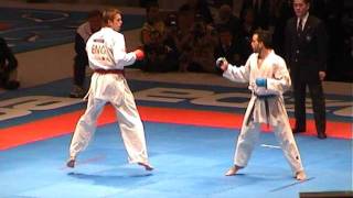 Karate World Championship 2002  Final Kumite Team Male England Vs Spain  Fight 1 [upl. by Latia]