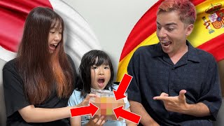 Mi Novia e Hija Japonesas Prueban Comida Española e Insectos🤮 [upl. by Gauthier576]