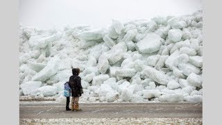 Erosión glaciar hoy quotTsunami de hielo en Canadá [upl. by Cavanaugh]