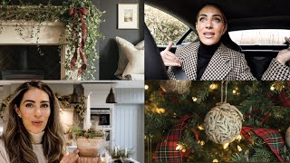 DECORATE WITH ME amp FULL CHRISTMAS HOME TOUR  VLOGMAS DAY 2  Lydia Elise Millen [upl. by Ocirderf48]