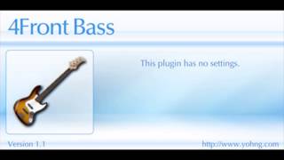 Free VST Bass by 4Front [upl. by Zenas]