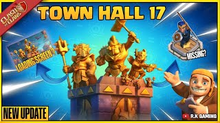 new town hall 17 update hints clash Of clanswhy no royal champion skins coming in coccoc hammerjam [upl. by Akinyt]