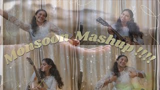 Monsoon Mashup  Thandi Hawa X Aaja Sanam  Mandolin Girl [upl. by Rehpotsirh618]