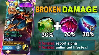 WTF DAMAGE  ALPHA NEW BUILD 2024  TOP GLOBAL ALPHA [upl. by Teri751]