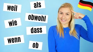 Deutsch lernen Nebensätze einfach erklärt │ A2 B1 B2 [upl. by Seyler]