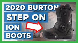 NEW 2020 BURTON STEP ON ION SNOWBOARD BOOTS [upl. by Guenna215]