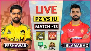 🔴Live PES vs ISL 13th Match PSL Live highlights  cricketlive [upl. by Lebasile]