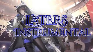 Arknights  quotLatersquot  Instrumental version  Texas feat Lappland [upl. by Einaffit]