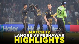 Full Highlights  Lahore Qalandars vs Peshawar Zalmi  Match 12  HBL PSL 9  M2A1A [upl. by Acirrej811]